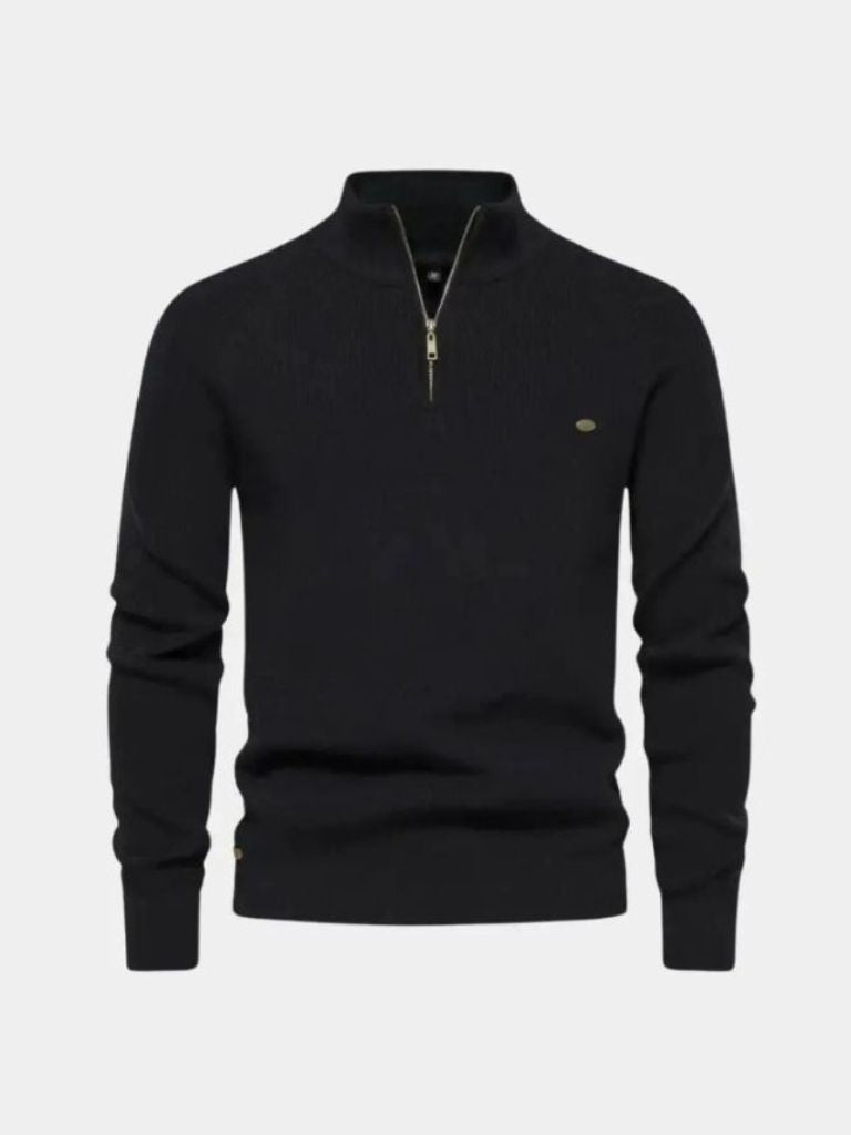 Elegant Quarter Zip Sweater - Dalton & Rowe