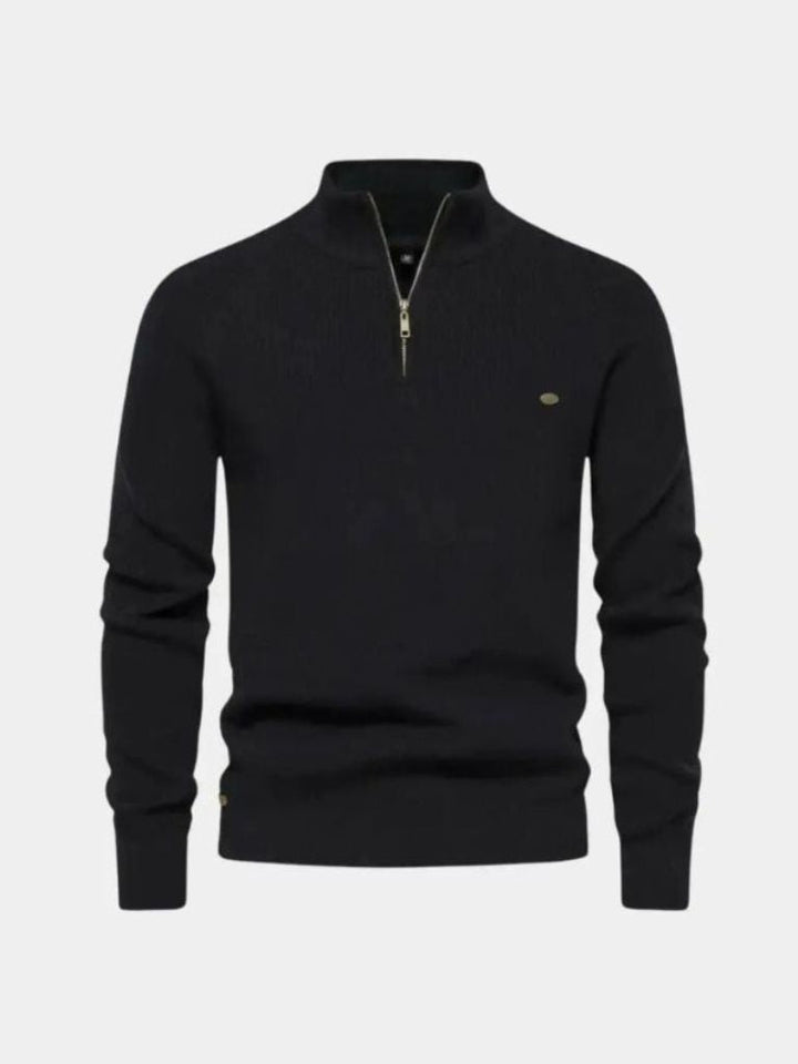 Elegant Quarter Zip Sweater - Dalton & Rowe