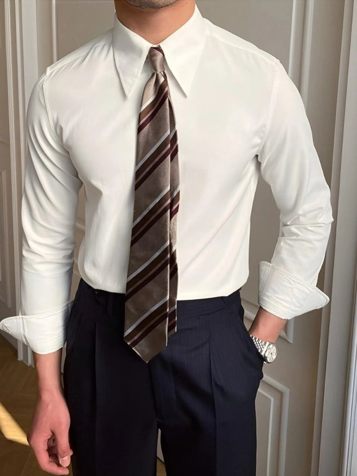 Elegant Spearpoint Collar Shirt - Dalton & Rowe
