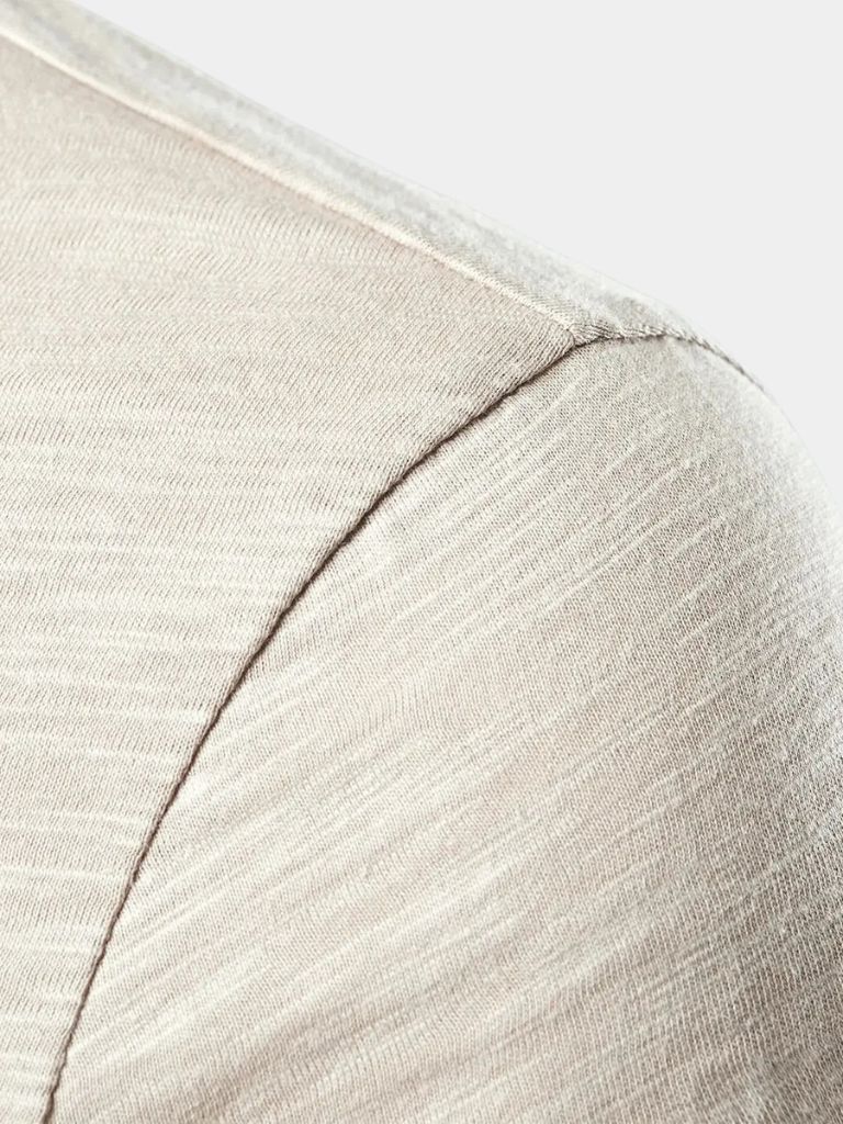 Essential Casual Henley Neck T-Shirt - Dalton & Rowe