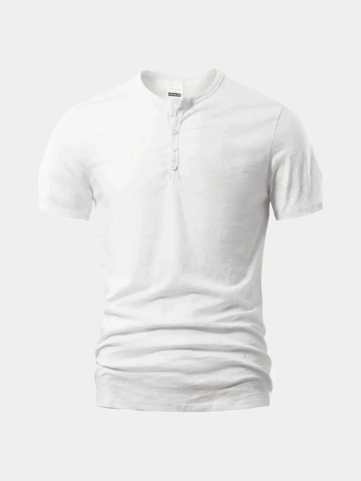 Essential Casual Henley Neck T-Shirt - Dalton & Rowe