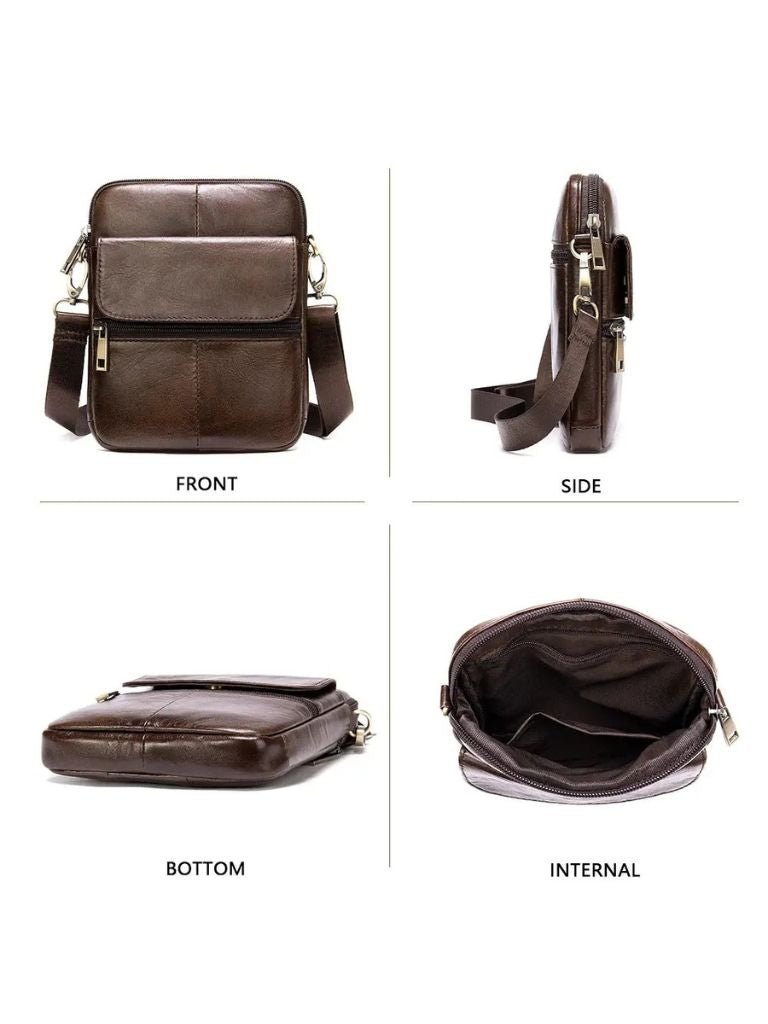 Essential Leather Shoulder Bag - Dalton & Rowe