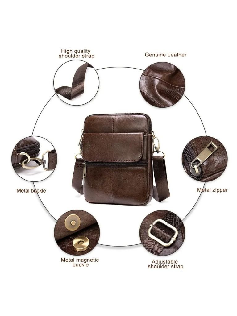 Essential Leather Shoulder Bag - Dalton & Rowe