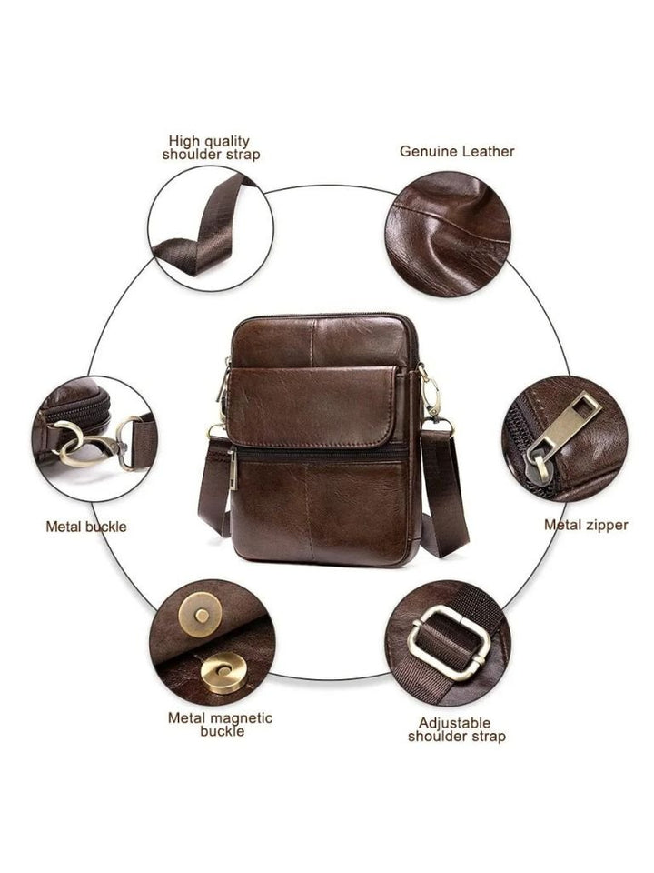 Essential Leather Shoulder Bag - Dalton & Rowe
