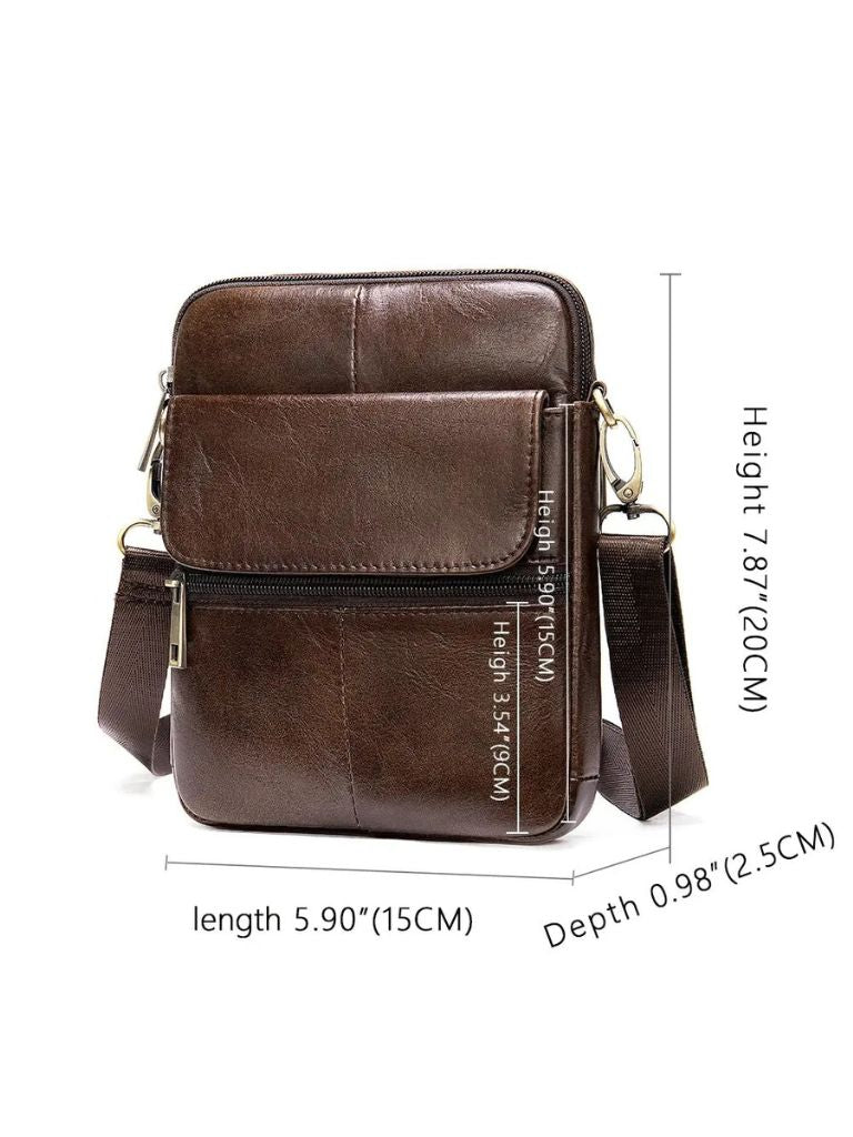 Essential Leather Shoulder Bag - Dalton & Rowe