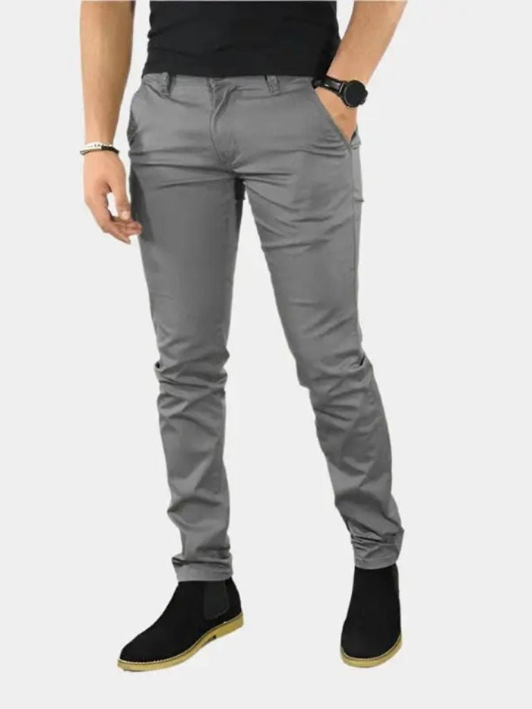 Essential Slim Fit Straight Trousers - Dalton & Rowe