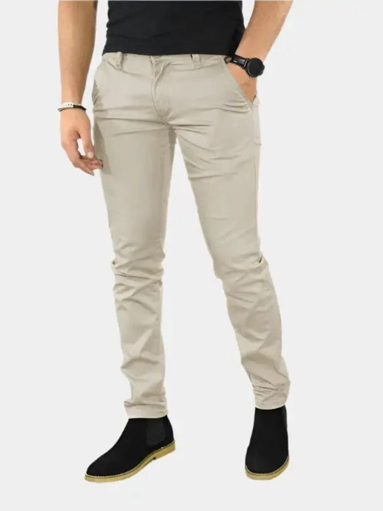 Essential Slim Fit Straight Trousers - Dalton & Rowe