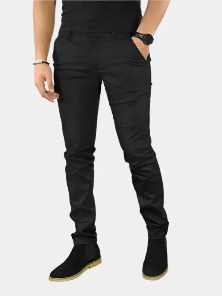 Essential Slim Fit Straight Trousers - Dalton & Rowe