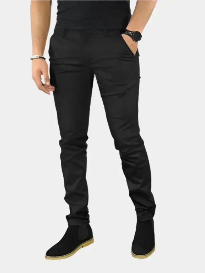 Essential Slim Fit Straight Trousers - Dalton & Rowe
