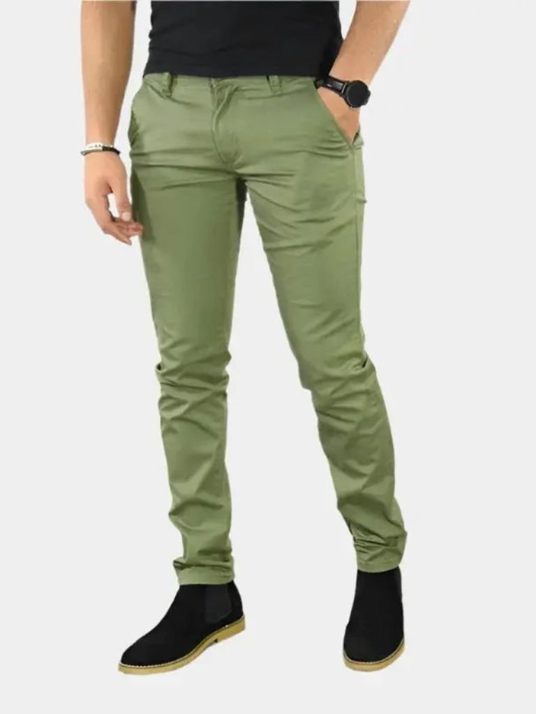 Essential Slim Fit Straight Trousers - Dalton & Rowe