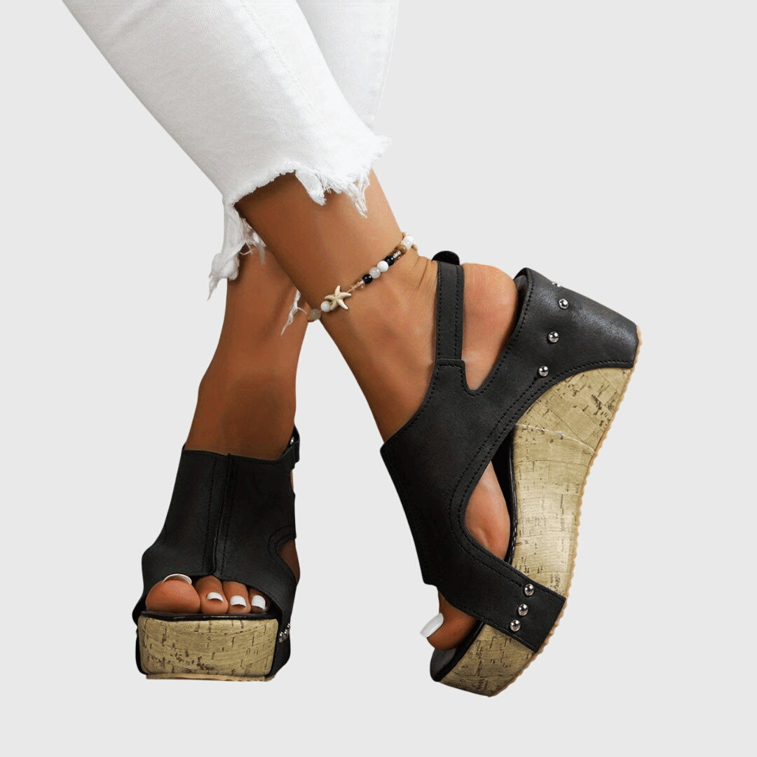 Émilie | Sandalias Ortopédicas con Cuña