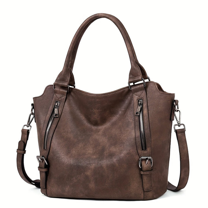 Laurine | Bolsa Tote Elegante Multi-Zips