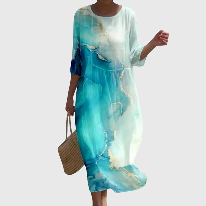 Rosalie | Vestido Maxi Floral Suave