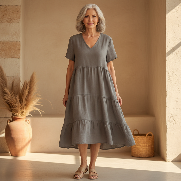 Anaëlle | Vestido Midi Fluido