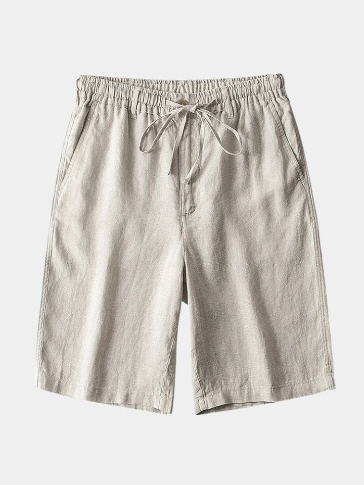 Gris Mariner Linen Shorts - Dalton & Rowe