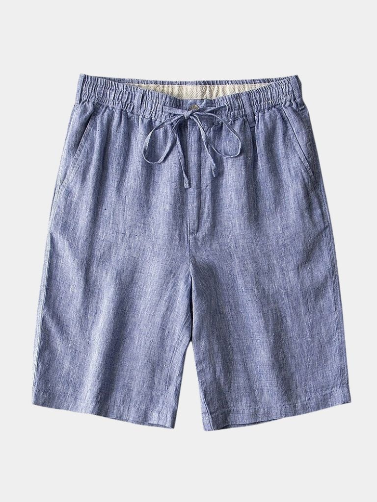 Gris Mariner Linen Shorts - Dalton & Rowe