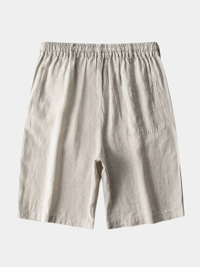 Gris Mariner Linen Shorts - Dalton & Rowe