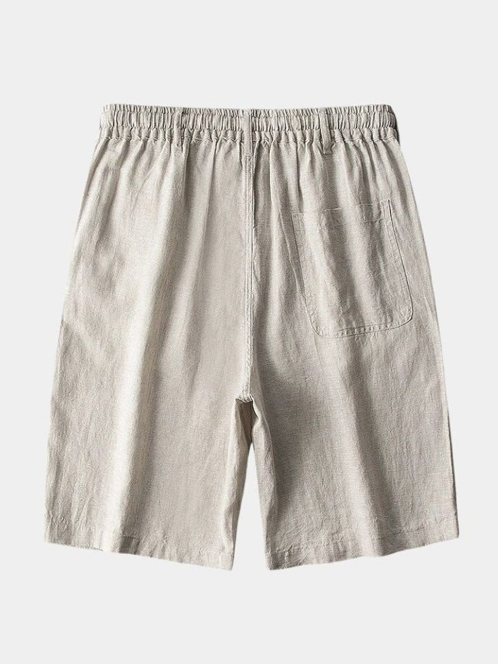 Gris Mariner Linen Shorts - Dalton & Rowe