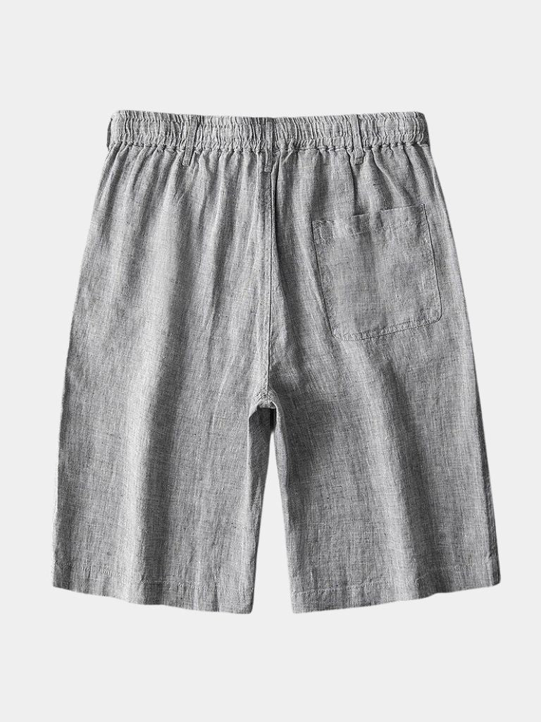 Gris Mariner Linen Shorts - Dalton & Rowe