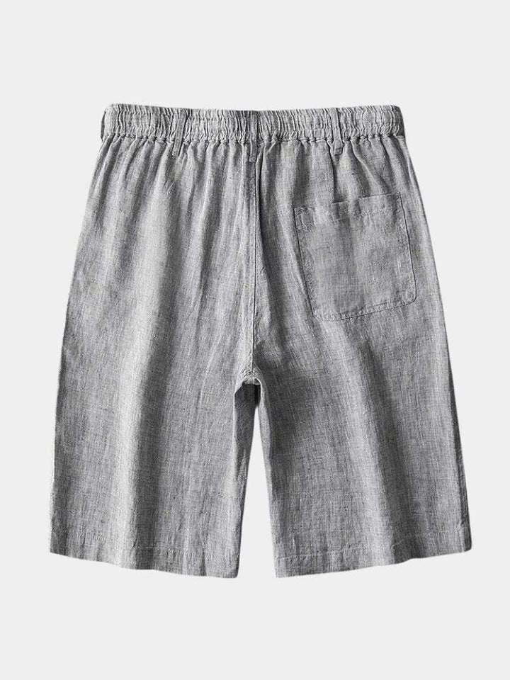 Gris Mariner Linen Shorts - Dalton & Rowe