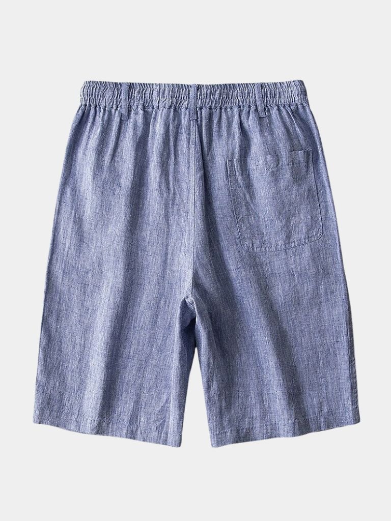 Gris Mariner Linen Shorts - Dalton & Rowe