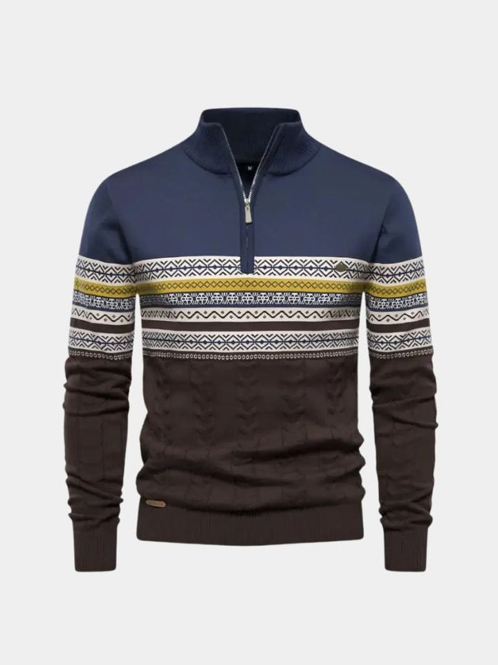 Half Zip Knit Pullover Sweater - Dalton & Rowe