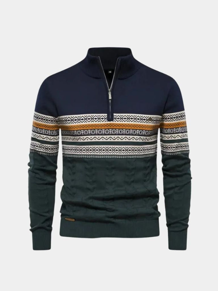 Half Zip Knit Pullover Sweater - Dalton & Rowe