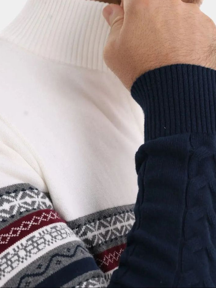 Half Zip Knit Pullover Sweater - Dalton & Rowe
