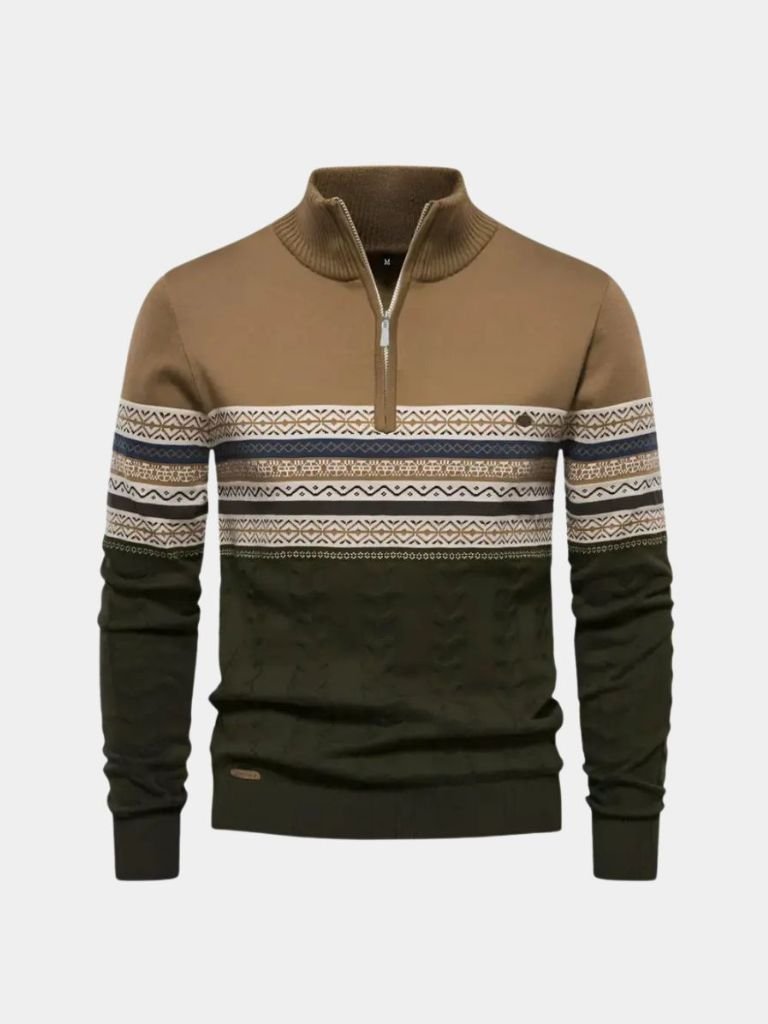 Half Zip Knit Pullover Sweater - Dalton & Rowe