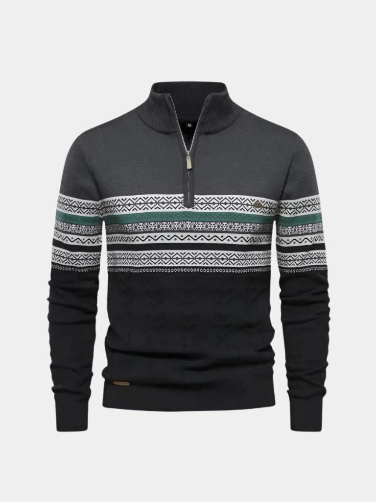 Half Zip Knit Pullover Sweater - Dalton & Rowe