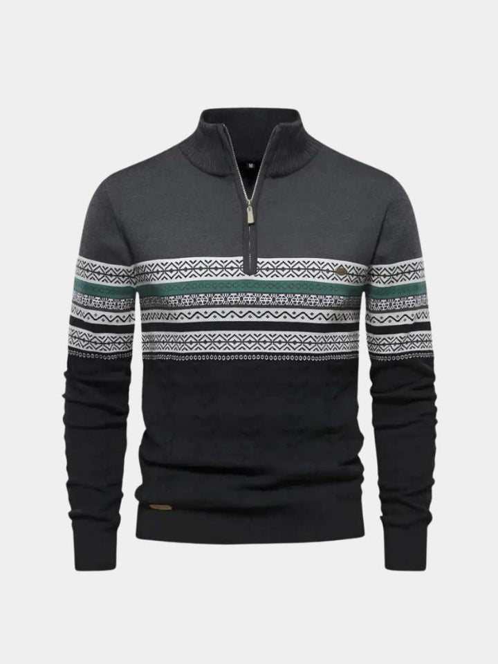 Half Zip Knit Pullover Sweater - Dalton & Rowe