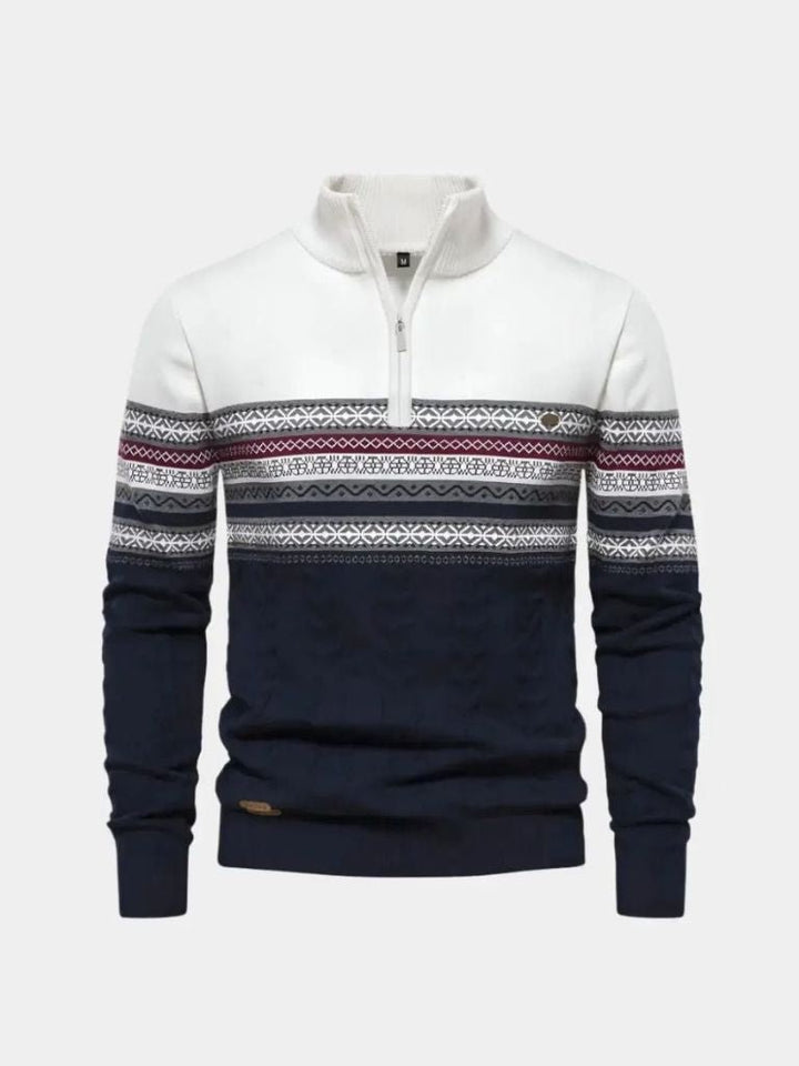 Half Zip Knit Pullover Sweater - Dalton & Rowe