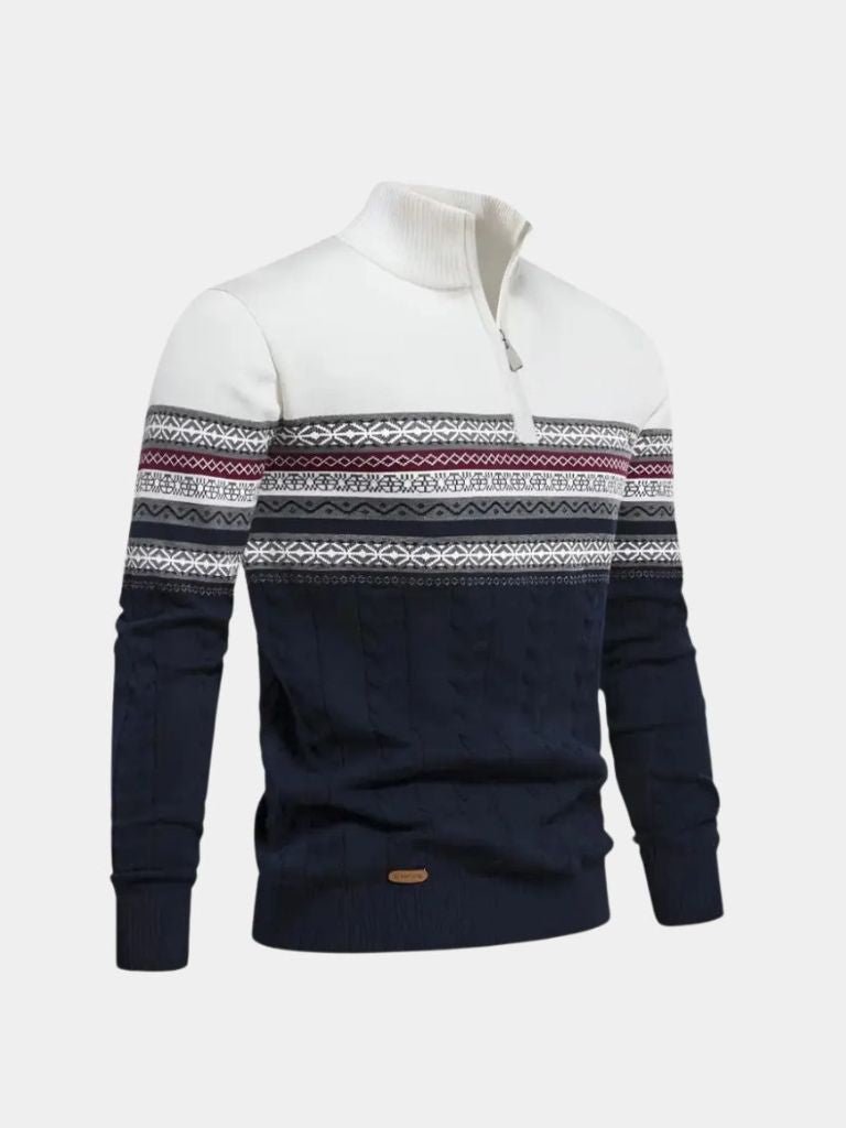 Half Zip Knit Pullover Sweater - Dalton & Rowe