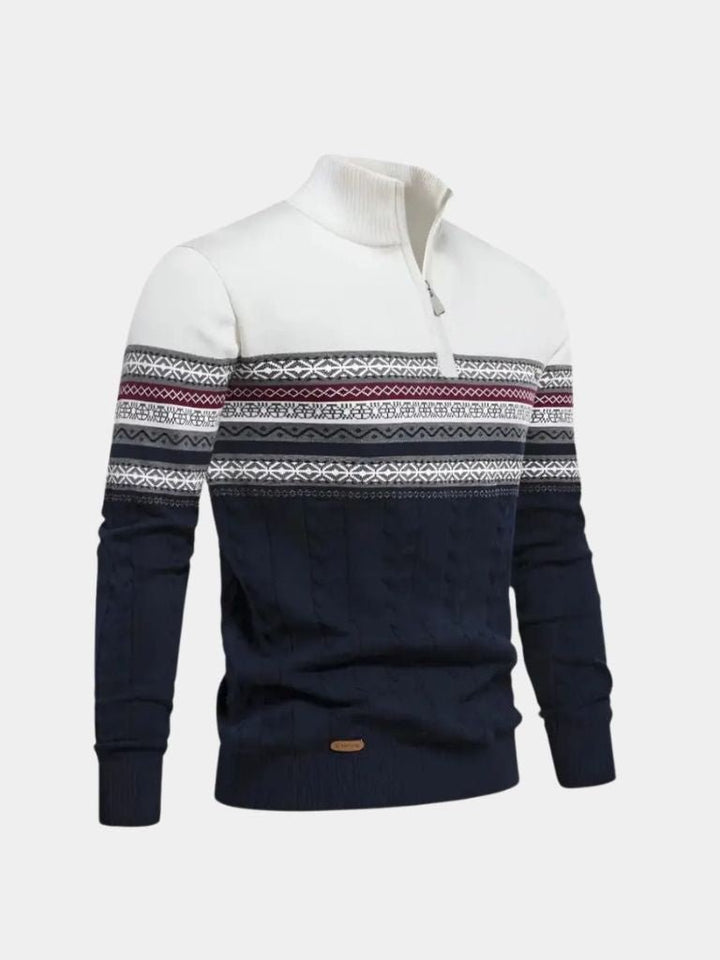 Half Zip Knit Pullover Sweater - Dalton & Rowe