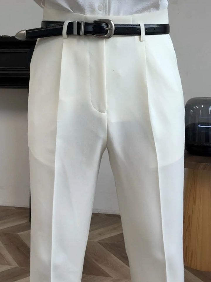 Hollywood Classic Trousers (Belt Included) - Dalton & Rowe