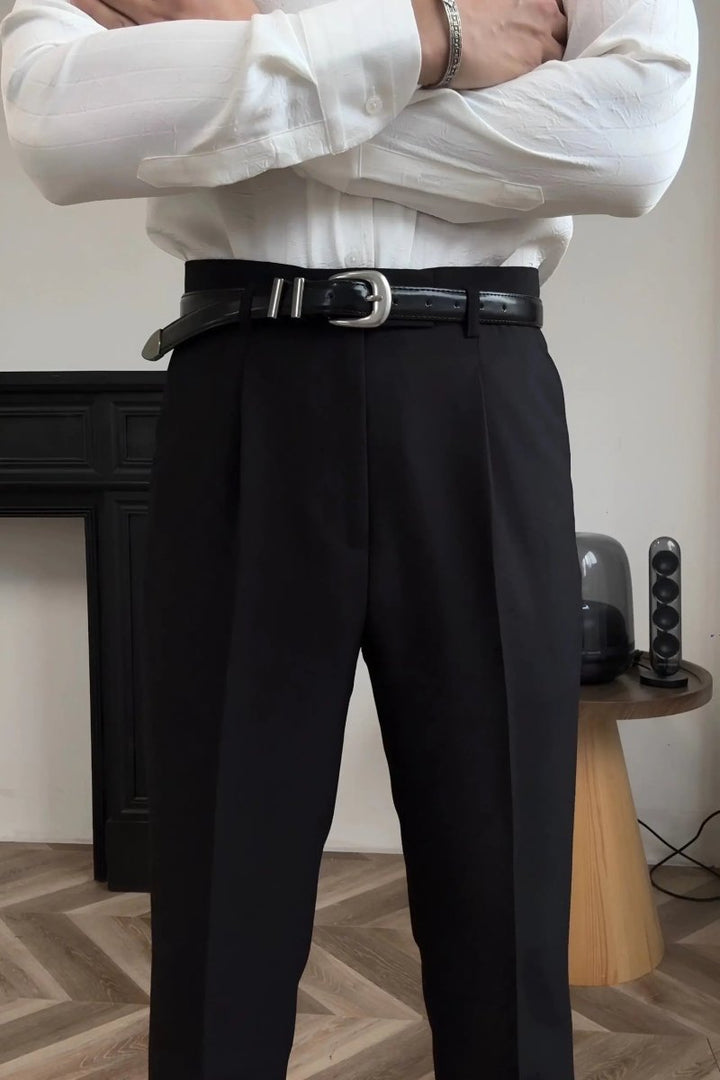 Hollywood Classic Trousers (Belt Included) - Dalton & Rowe