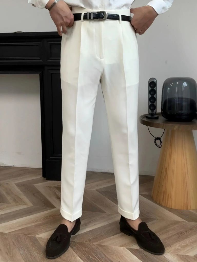 Hollywood Classic Trousers (Belt Included) - Dalton & Rowe
