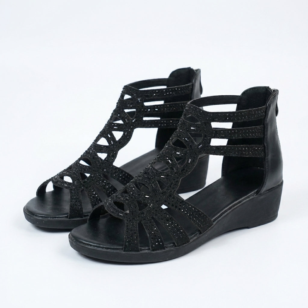 Mathilde | Sandalias Ortopédicas con Cuña Glamour