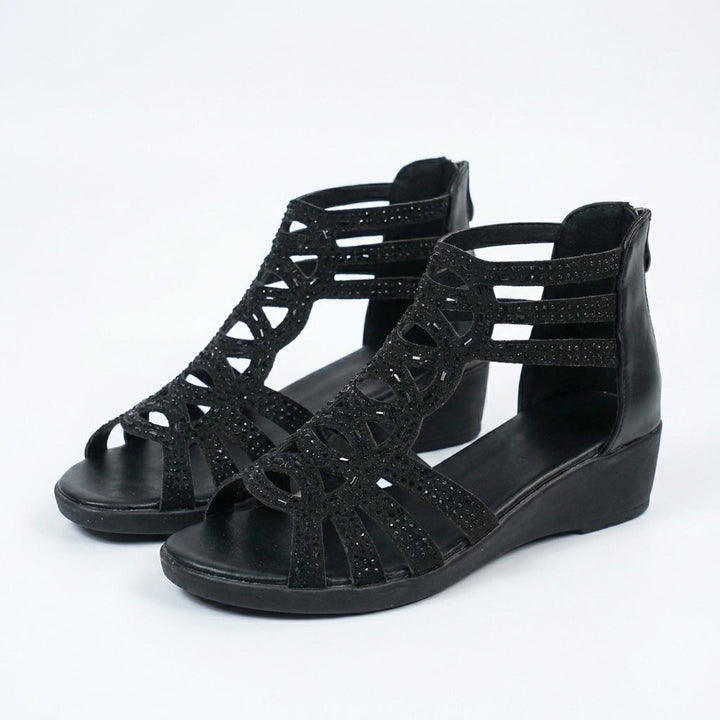 Mathilde | Sandalias Ortopédicas con Cuña Glamour
