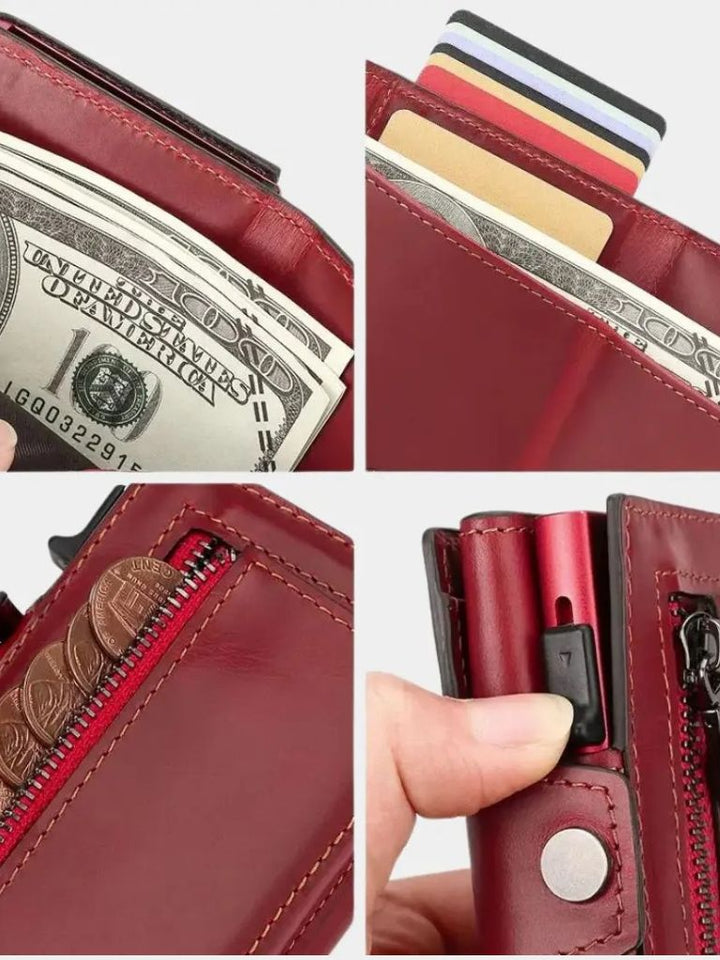 Leather Magnet Wallet Anti-Scam - Dalton & Rowe