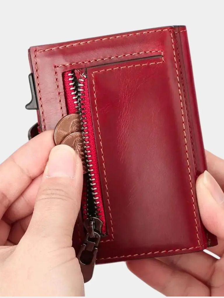 Leather Magnet Wallet Anti-Scam - Dalton & Rowe