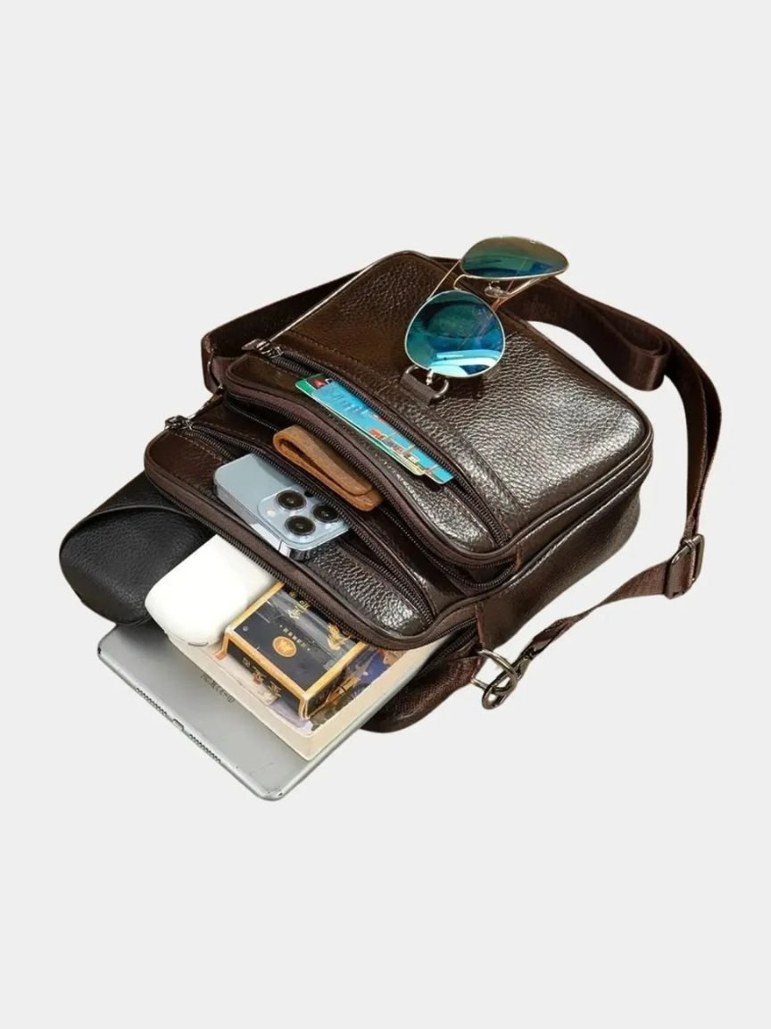 Leather Men's Shoulder Bag - Dalton & Rowe