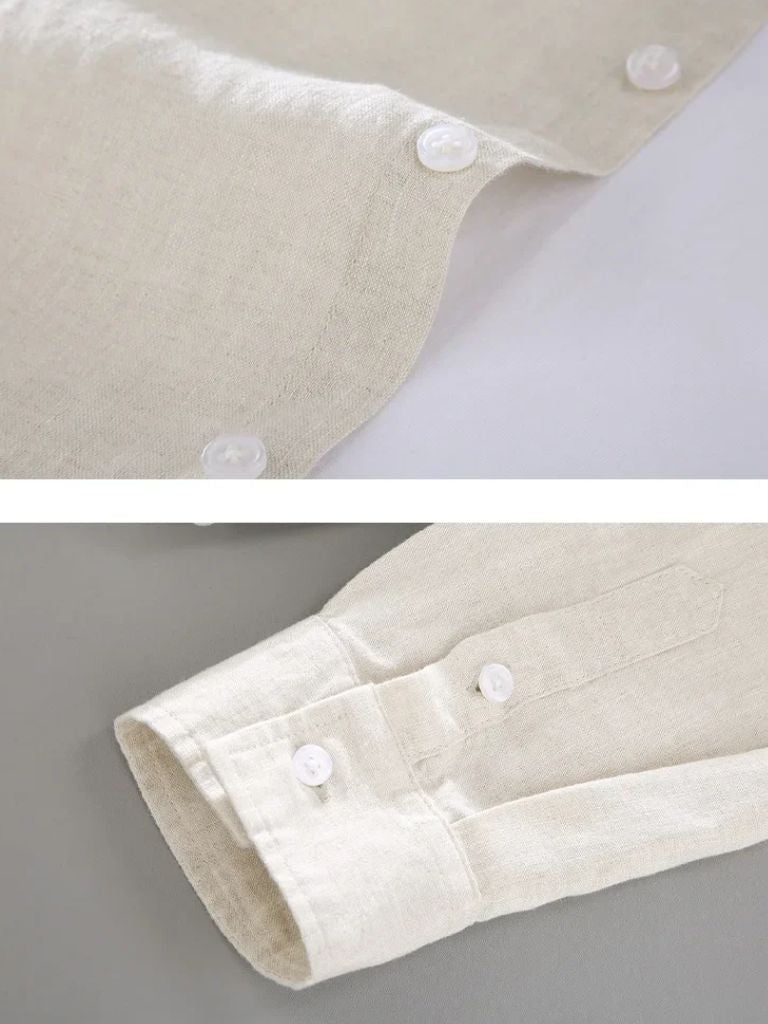 Long Sleeve Essential Linen Shirt - Dalton & Rowe