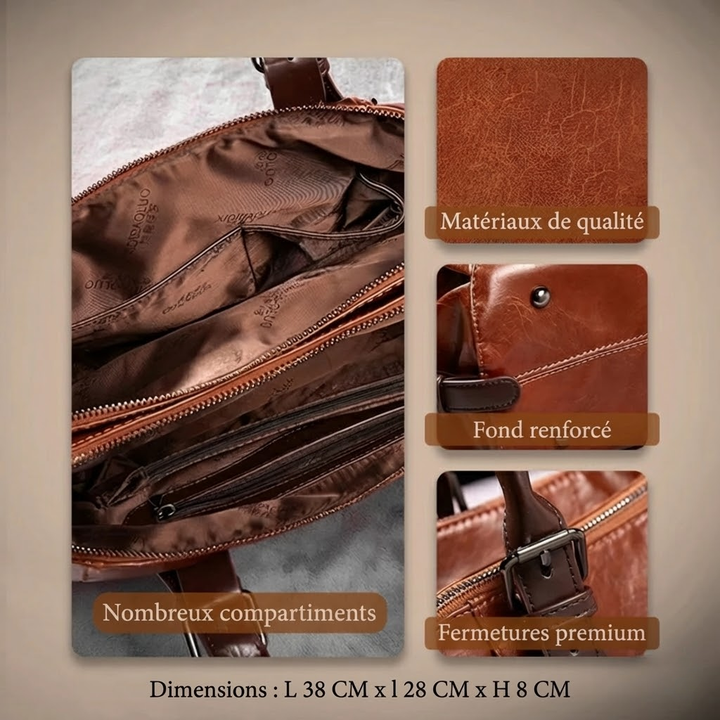Émilie | Bolso de Bowling Clásico Elegante