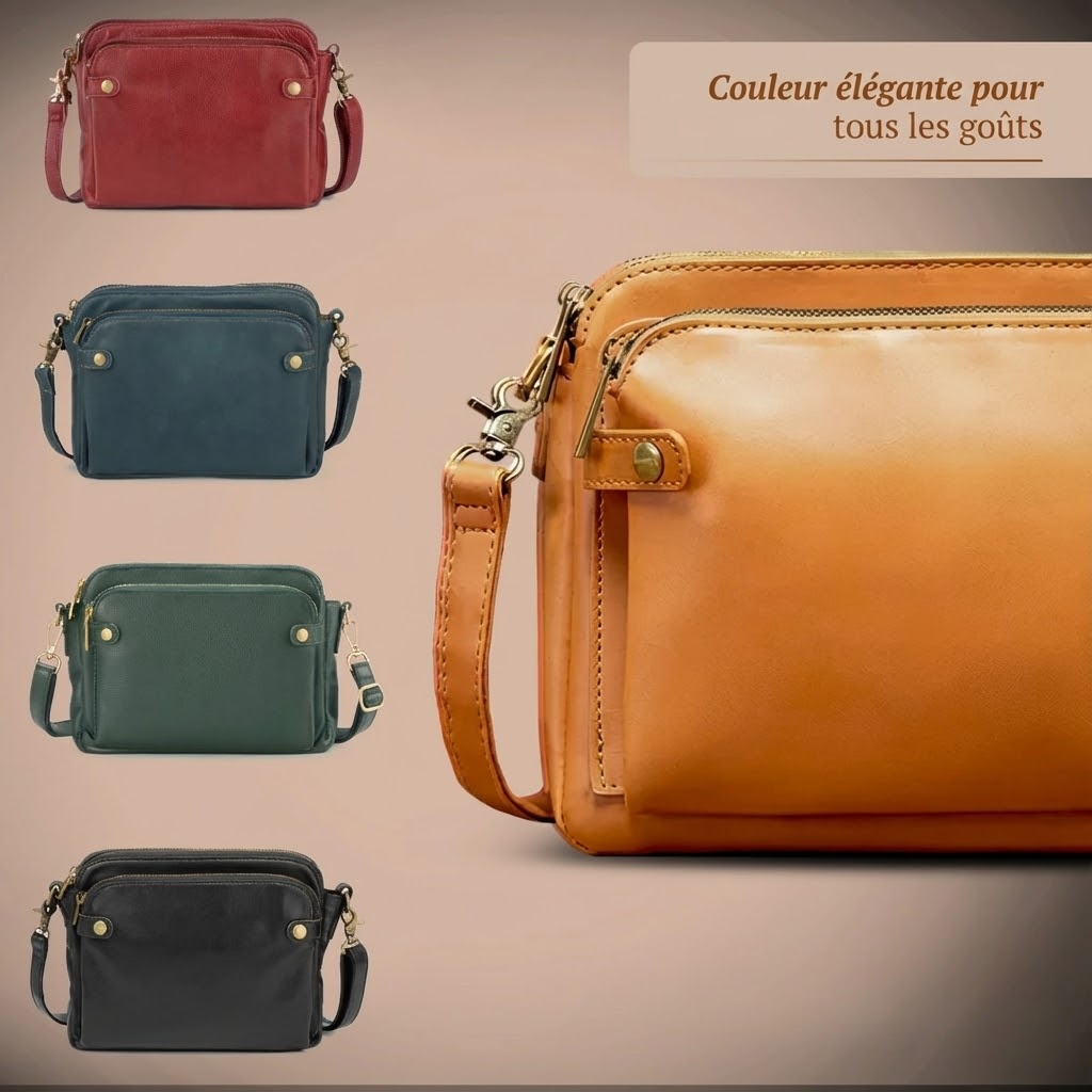 Pauline | Bolso Bandolera de Doble Compartimento