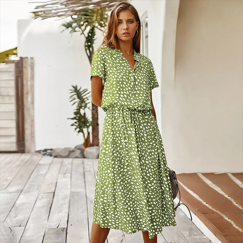 Bérénice | Vestido Midi Impreso