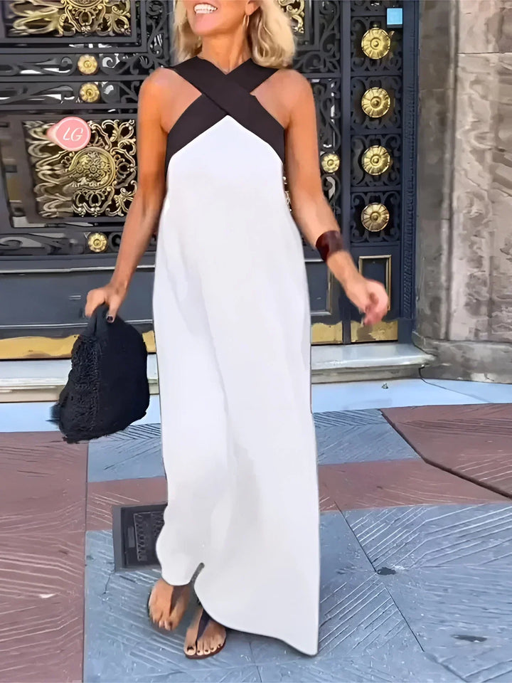 Calistée | Vestido Largo Elegancia Cruzada