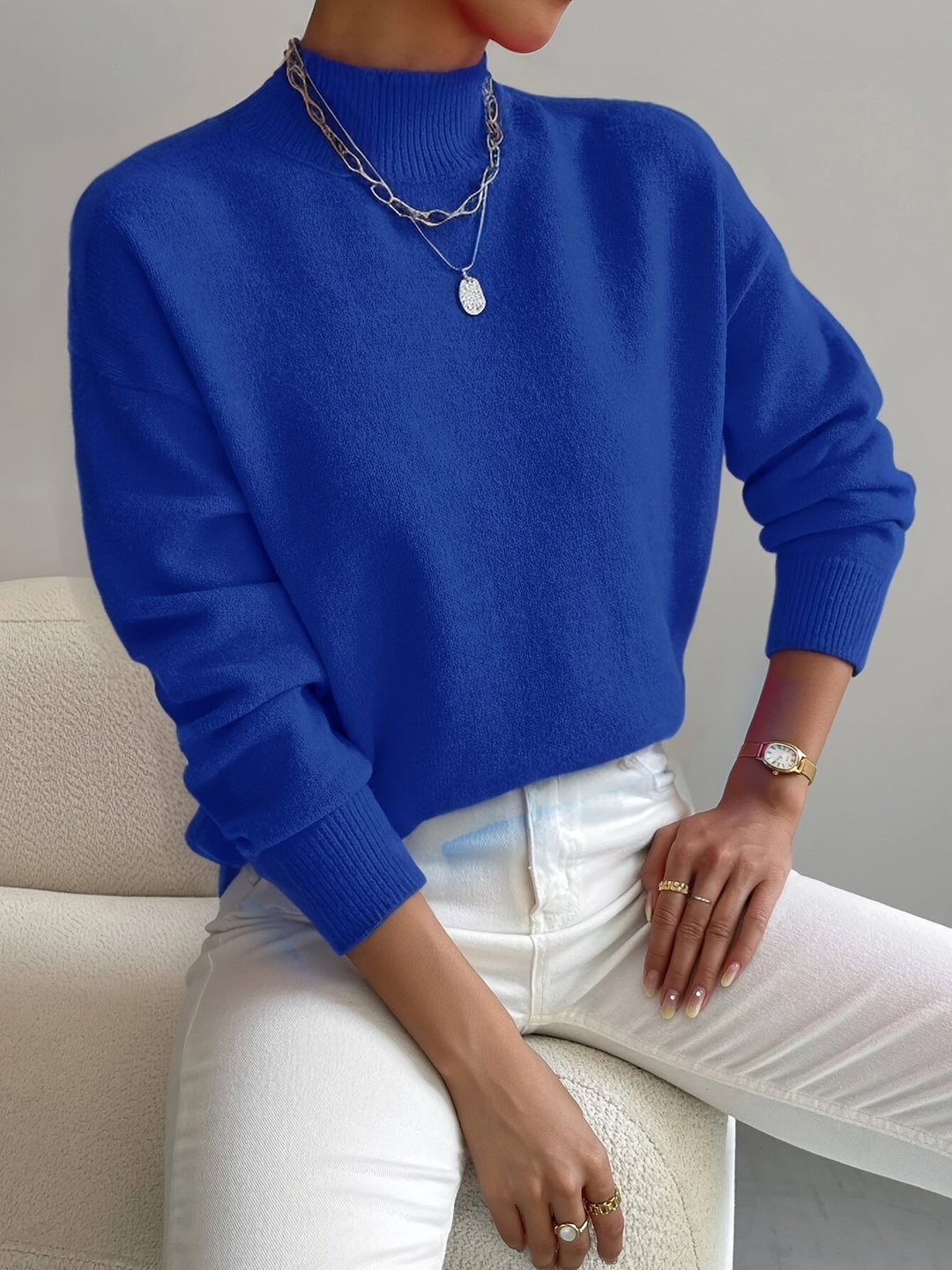 Léa | Suéter de Cuello Alto Suave