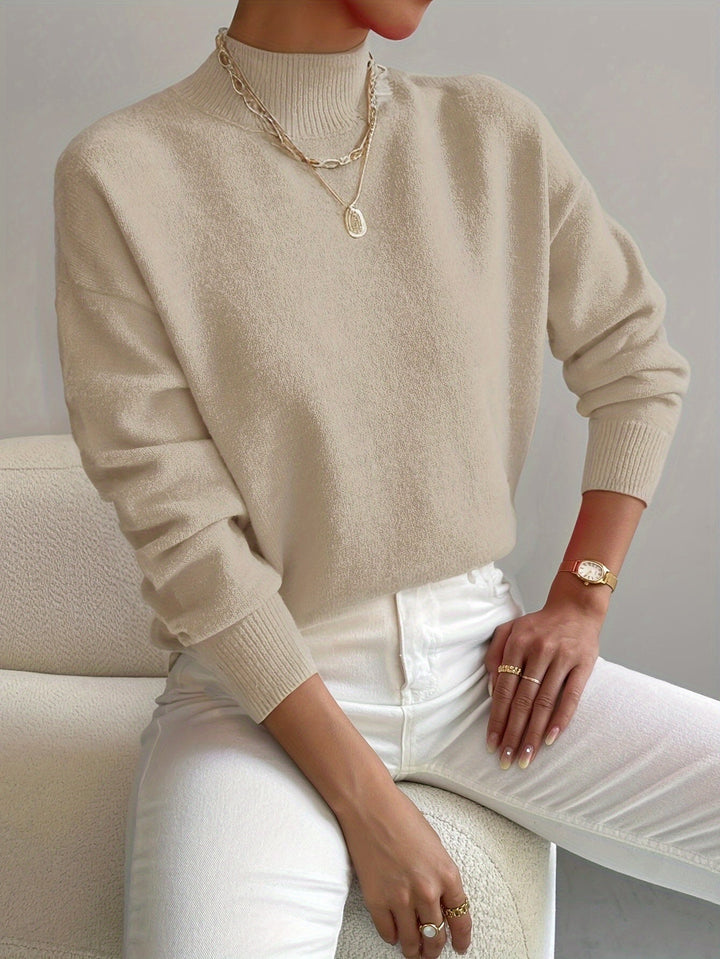 Léa | Suéter de Cuello Alto Suave