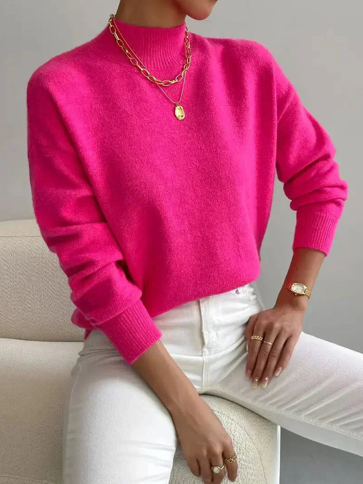 Léa | Suéter de Cuello Alto Suave
